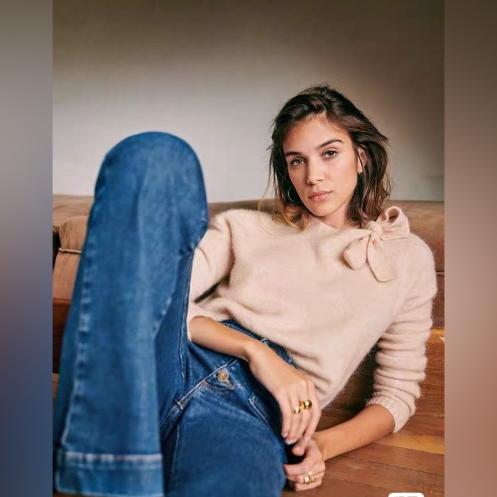 Sezane ZITA Rosy Beige sweater